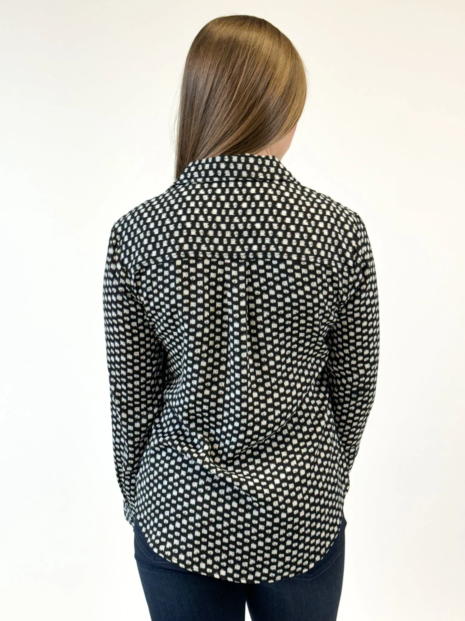 Liverpool Flap Pocket Button Up Blouse