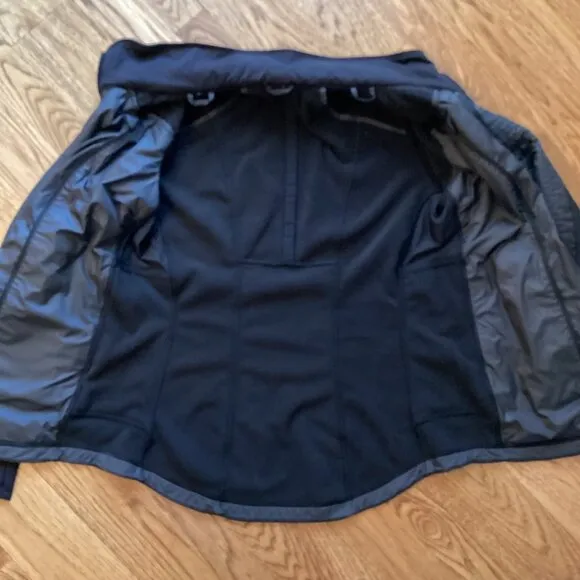 Lululemon Fleecy Keen Quilted Moto Jacket in Black 12 RUNNING JOGGING ATHLEISURE