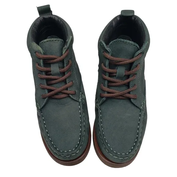 Marc Joseph | NIB Gramercy Emerald Nubuck Leather High Top Booties Boy 's 10.5
