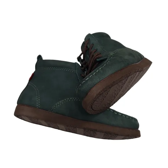 Marc Joseph | NIB Gramercy Emerald Nubuck Leather High Top Booties Boy 's 10.5