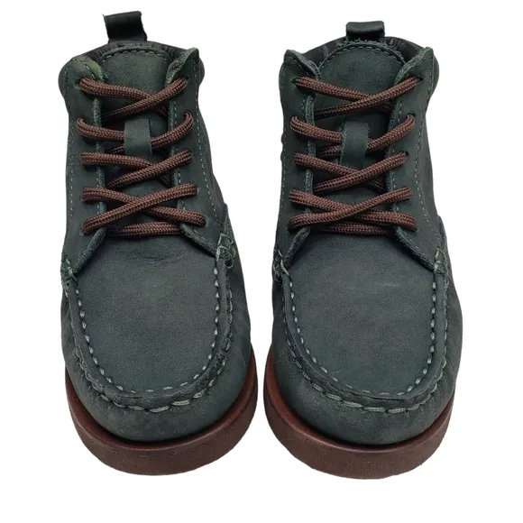 Marc Joseph | NIB Gramercy Emerald Nubuck Leather High Top Booties Boy 's 10.5