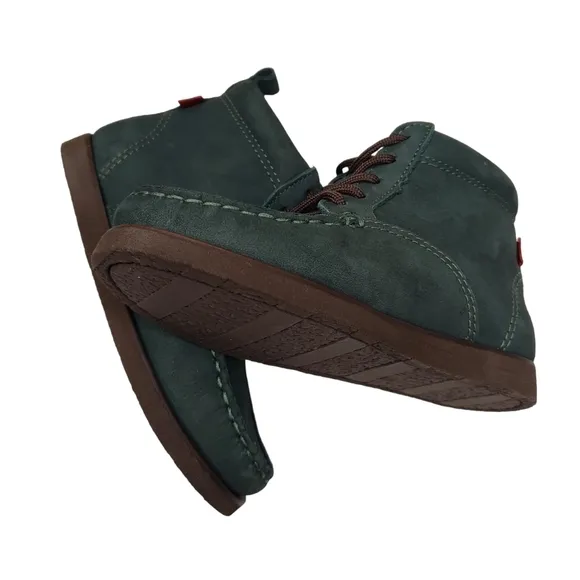 Marc Joseph | NIB Gramercy Emerald Nubuck Leather High Top Booties Boy 's 10.5
