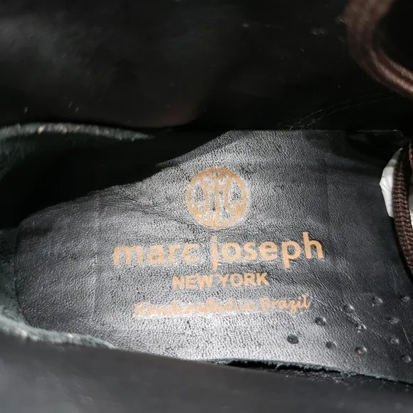 Marc Joseph | NIB Gramercy Forest Green Leather Preppy High Top Booties Boy's 12