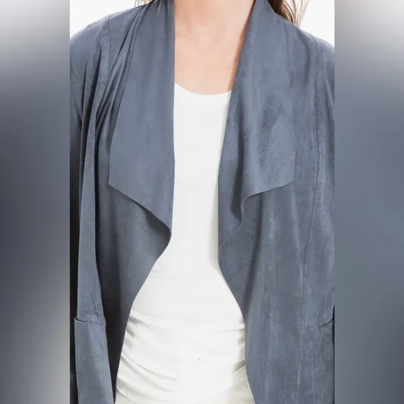Max Studio Faux Suede Draped Jacket - NWT