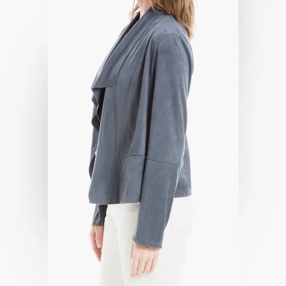 Max Studio Faux Suede Draped Jacket - NWT