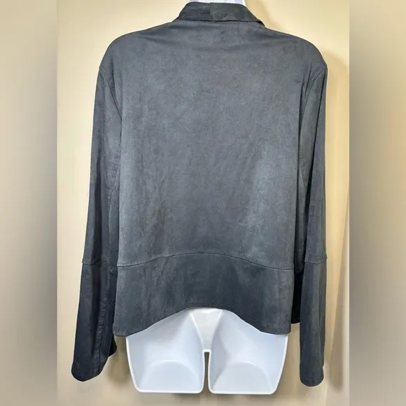 Max Studio Faux Suede Draped Jacket - NWT