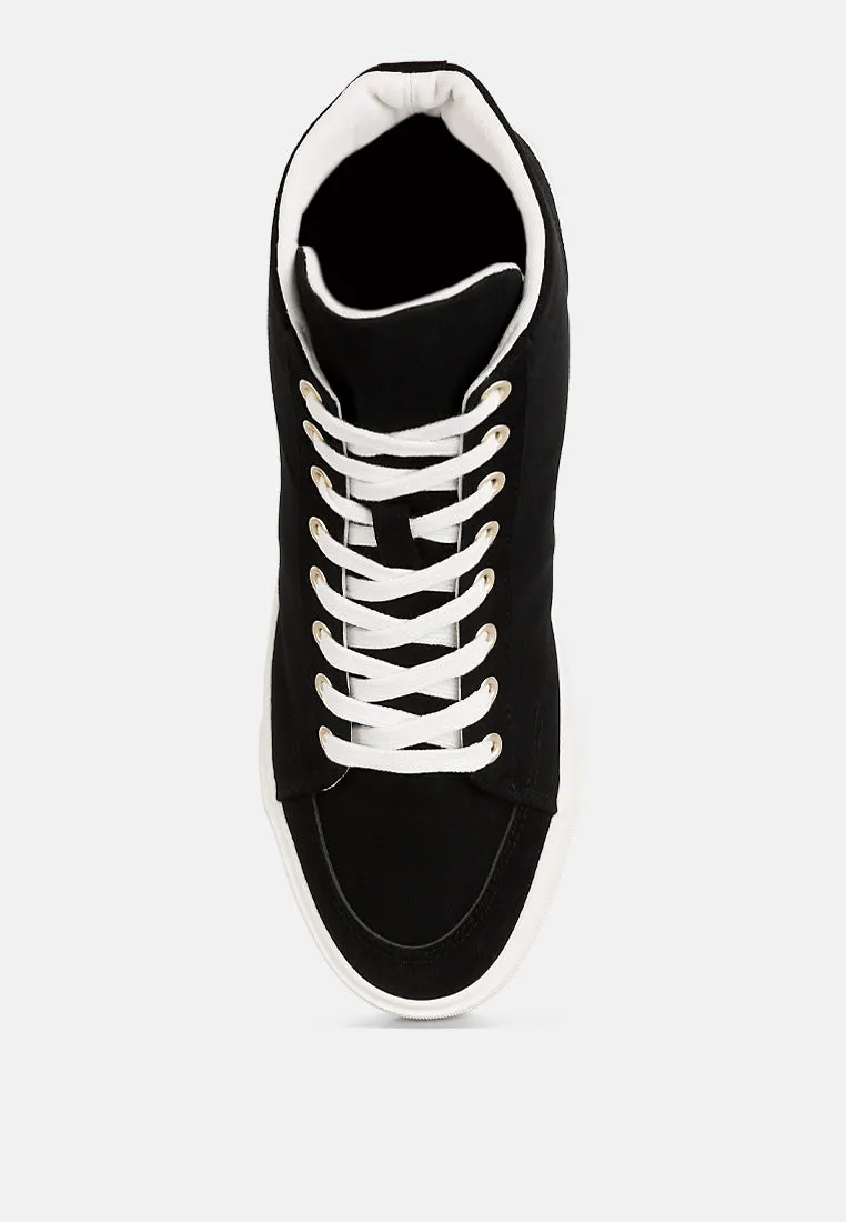 men's ankle length solid sneakers