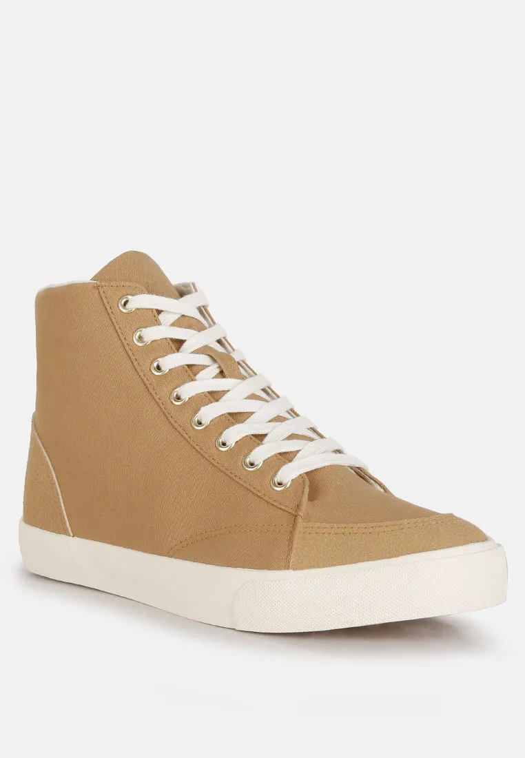 men's ankle length solid sneakers