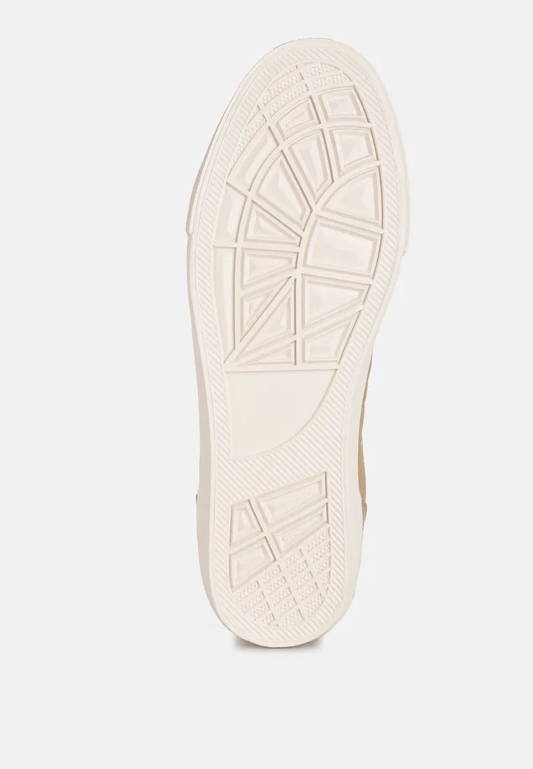 men's ankle length solid sneakers