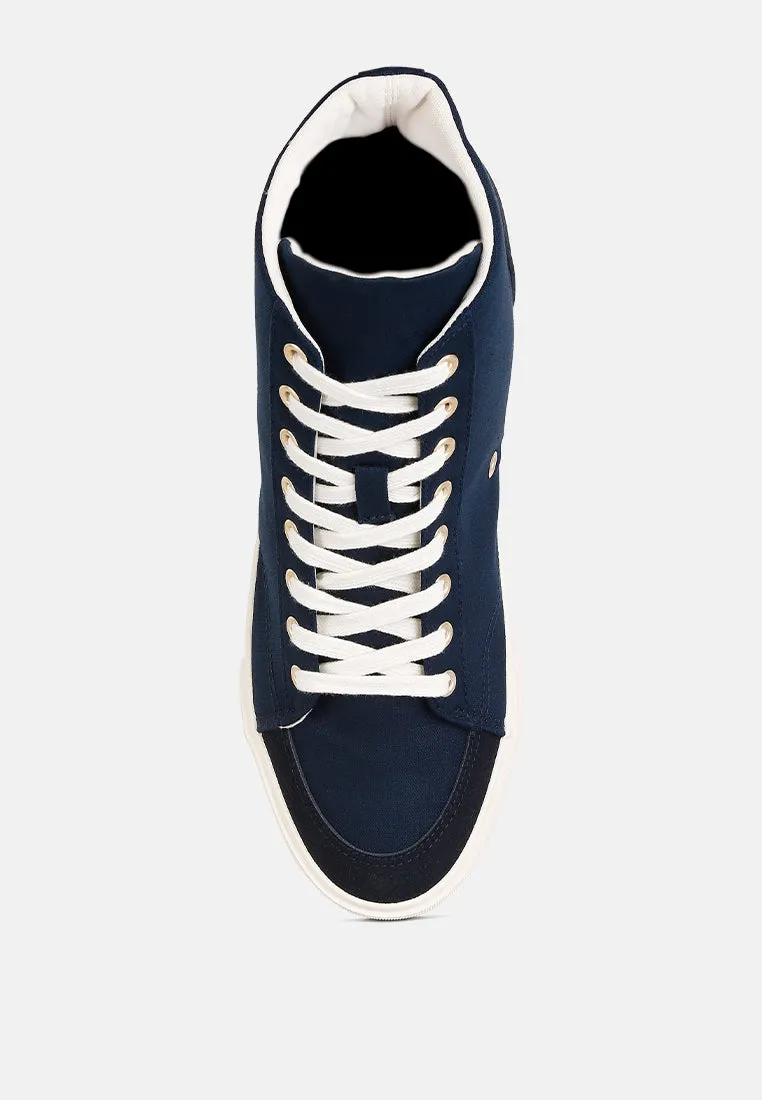 men's ankle length solid sneakers