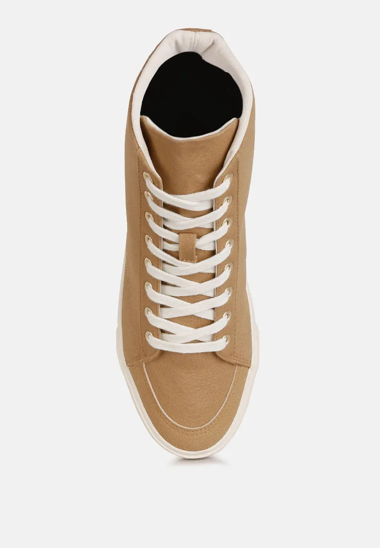 men's ankle length solid sneakers