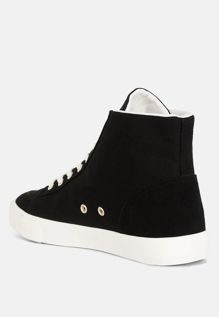 men's ankle length solid sneakers