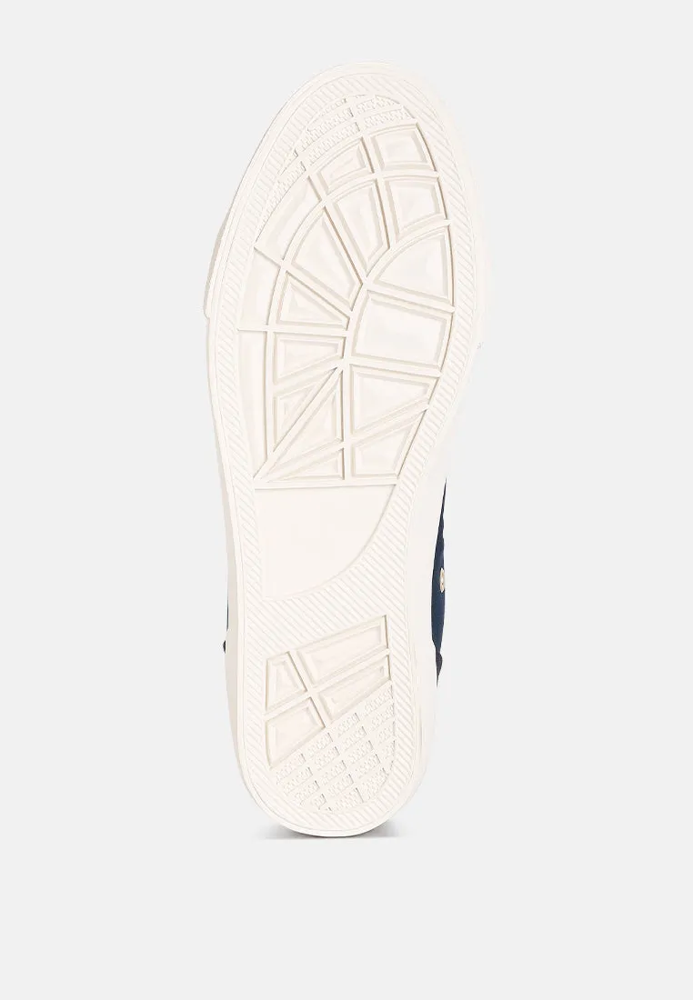 men's ankle length solid sneakers