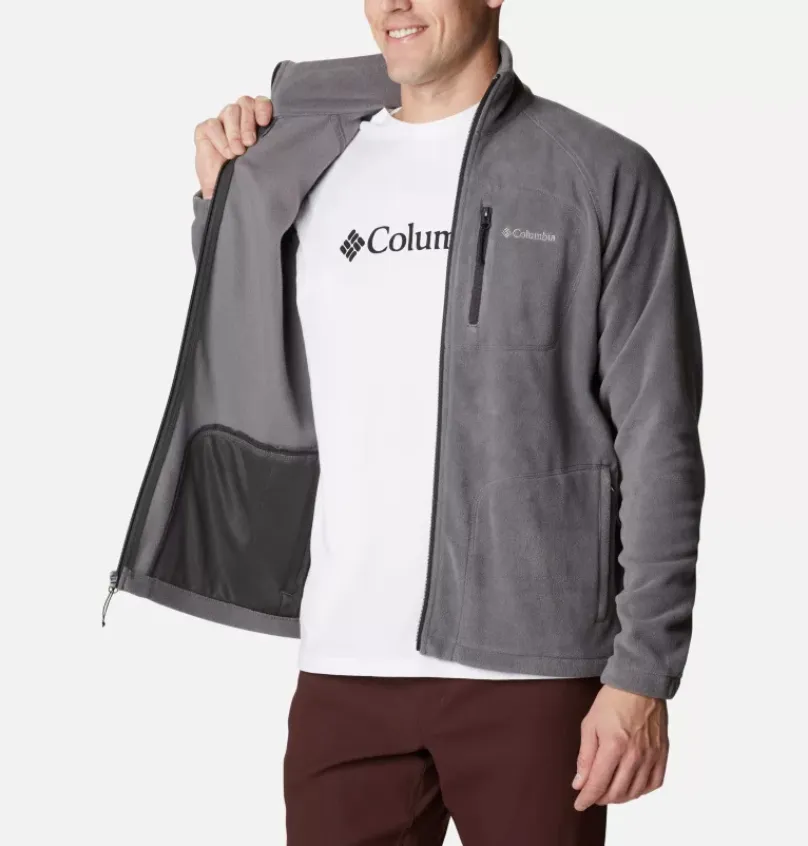 MEN'S FAST TREK FLEECE VEST - CITY GREY