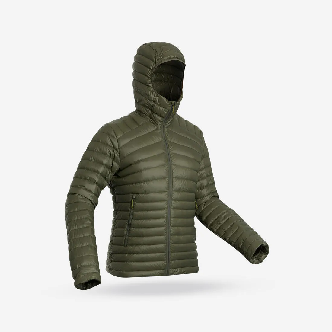 Men’s padded hiking jacket with hood -5°C, MT100