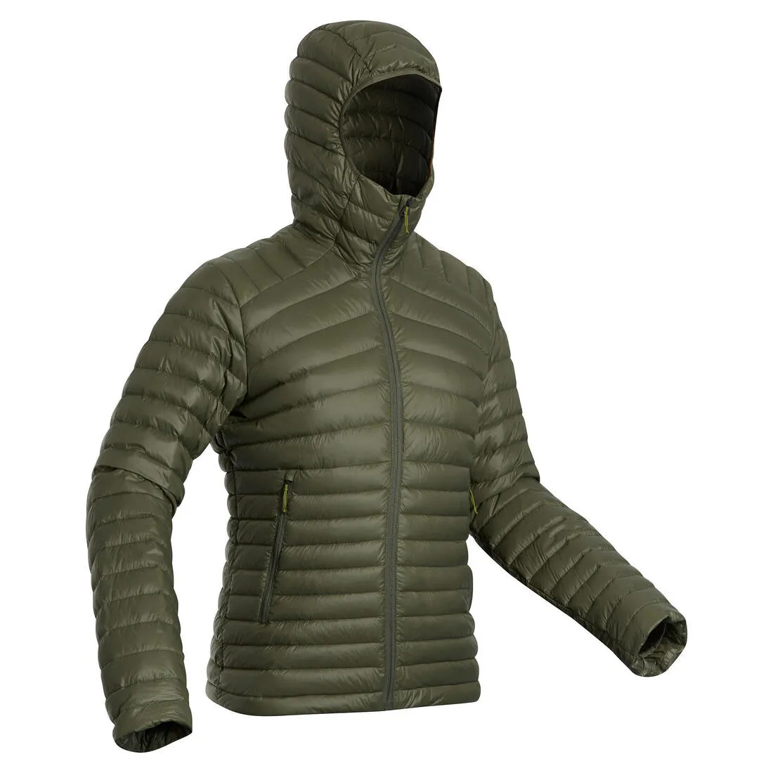Men’s padded hiking jacket with hood -5°C, MT100
