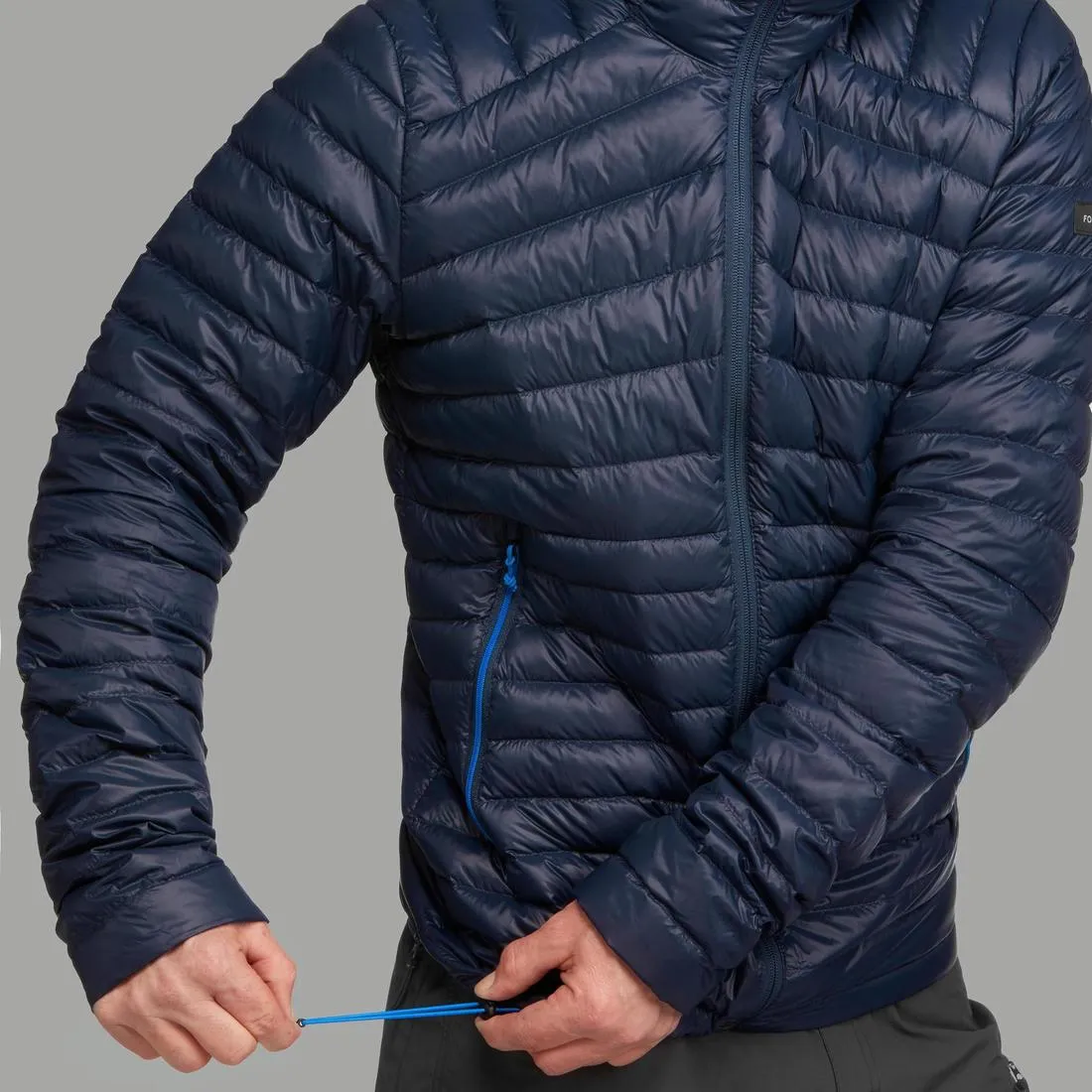 Men’s padded hiking jacket with hood -5°C, MT100