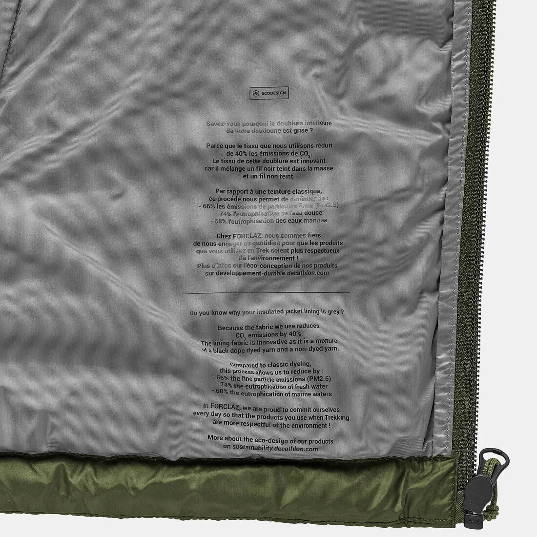 Men’s padded hiking jacket with hood -5°C, MT100