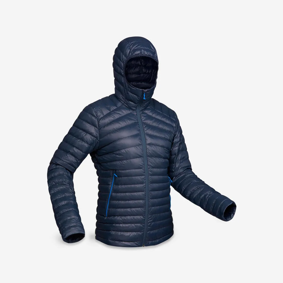 Men’s padded hiking jacket with hood -5°C, MT100
