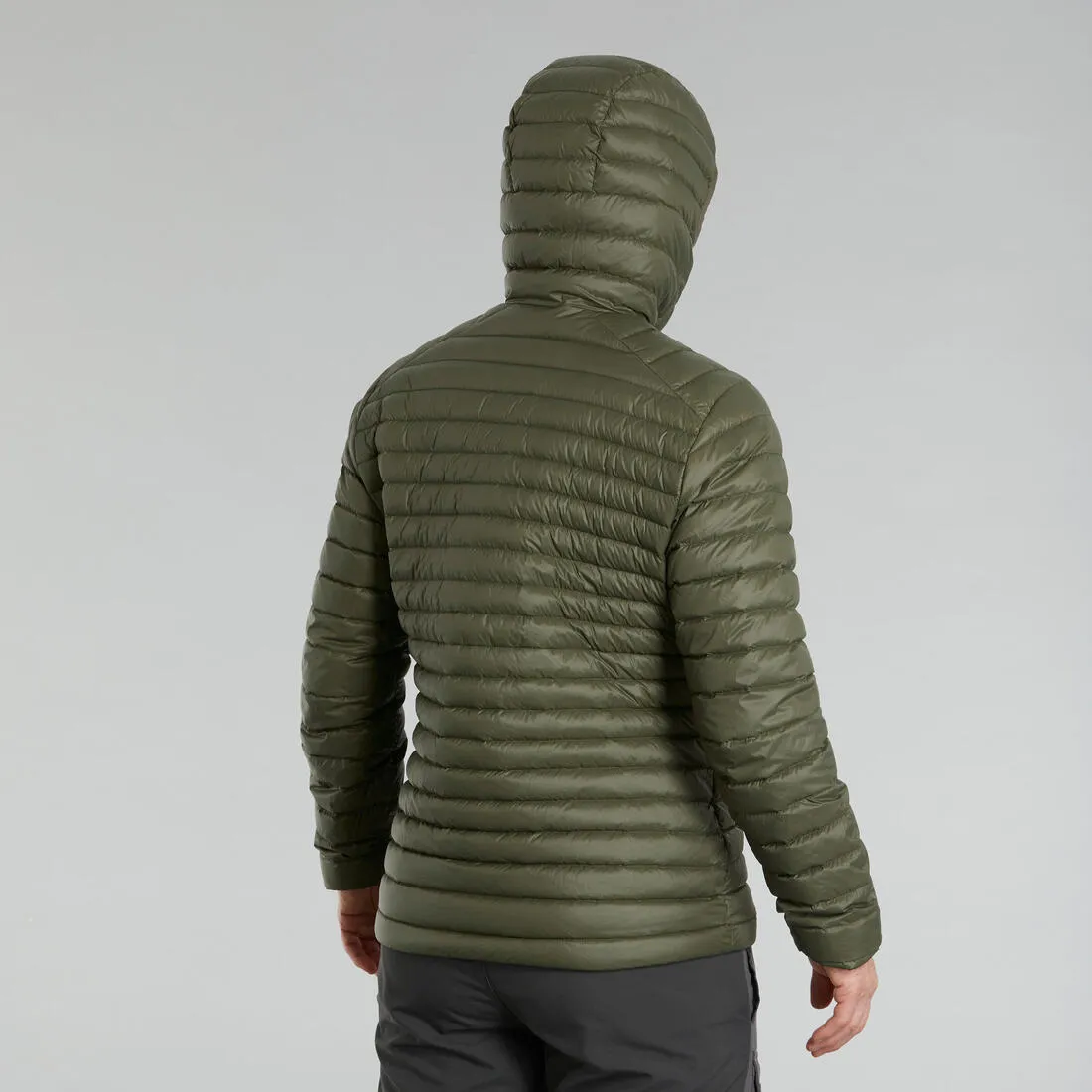 Men’s padded hiking jacket with hood -5°C, MT100