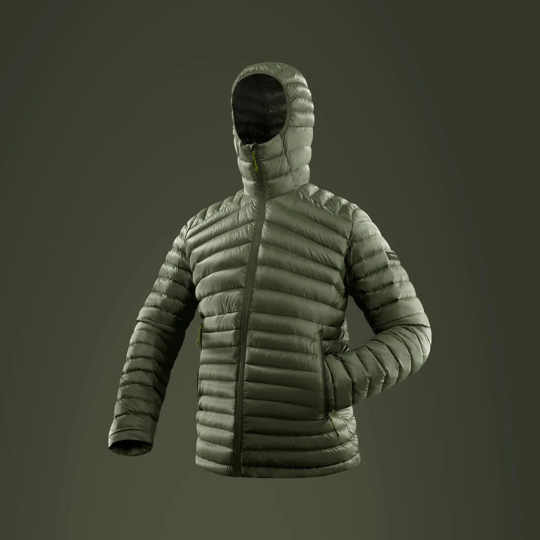 Men’s padded hiking jacket with hood -5°C, MT100