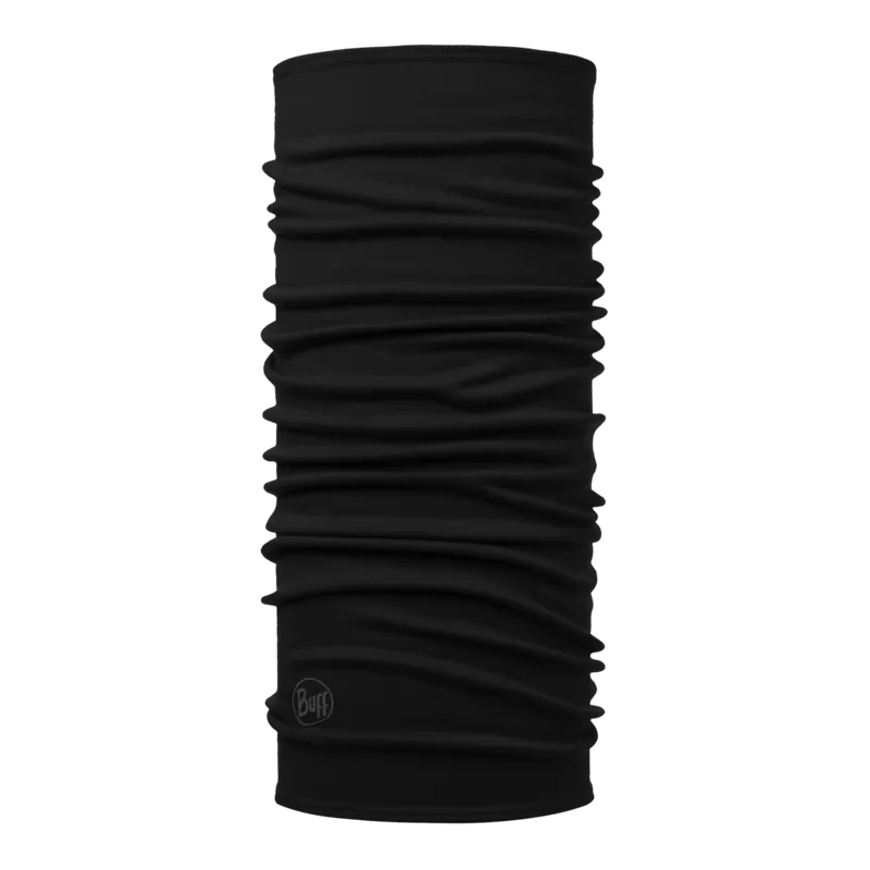 Merino Midweight Neckwear - Solid Black