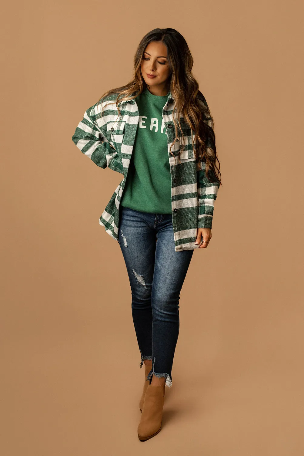 Merry Luxe Fleece Pullover (Hunter) | FINAL SALE