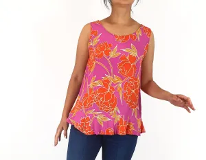 Mister Zimi pink and orange top size 10