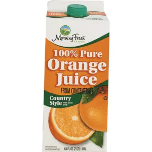 Morning Fresh Orange Juice From Concentrate 64oz