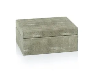 Moss Shagreen Box