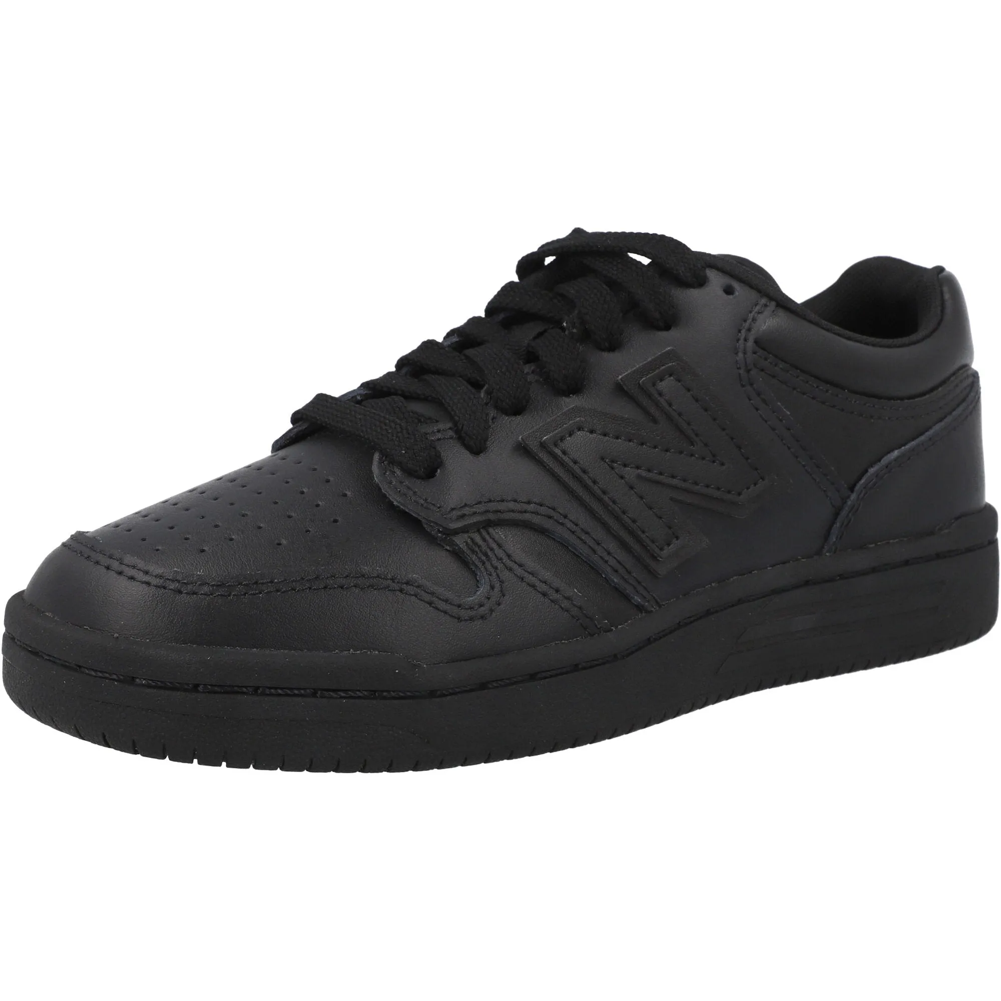 New Balance 480 Black Kids Trainers
