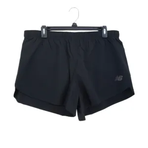 New Balance Women's Core Woven Shorts - 3” with Built-In Brief Black NWT