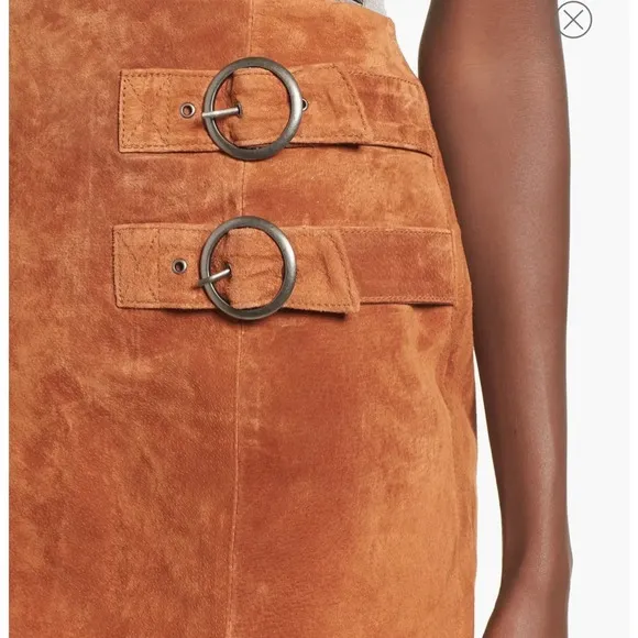 NWT Blank NYC El Dorado Leather Mini Skirt