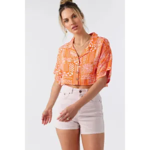 O'NEILL OPHELIA CROP WOVEN FIRECRACKER