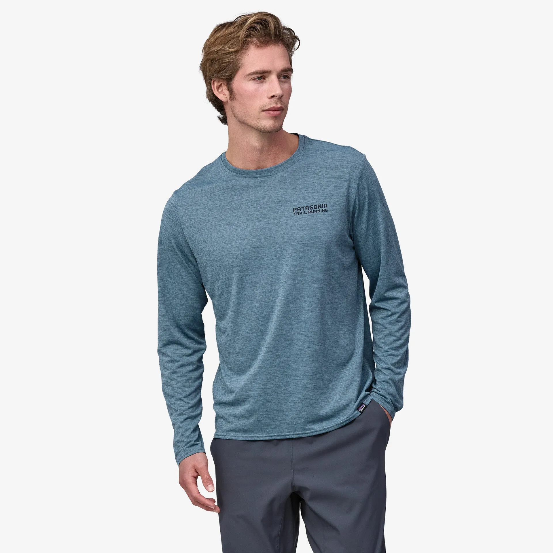 PATAGONIA Long-Sleeved Capilene® Cool Daily Graphic Shirt - Lands - Men's