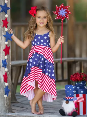 Patriotic Princess Tiered Dress