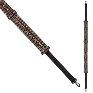 Perris 2" Woven Banjo Strap ~ Hootenanay Multi-Coloured