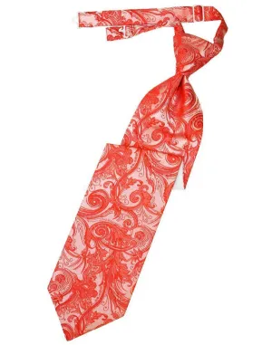 Persimmon Tapestry Kids Necktie
