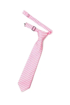 Pink Newton Stripe Kids Necktie