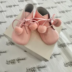 Pink Pom Pram Boots