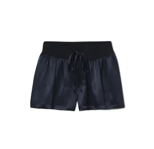 PJ Harlow Mikel Satin Short in Navy