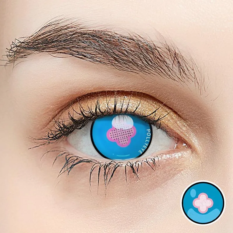 Pollyeye Warm Face Colored Contact Lenses