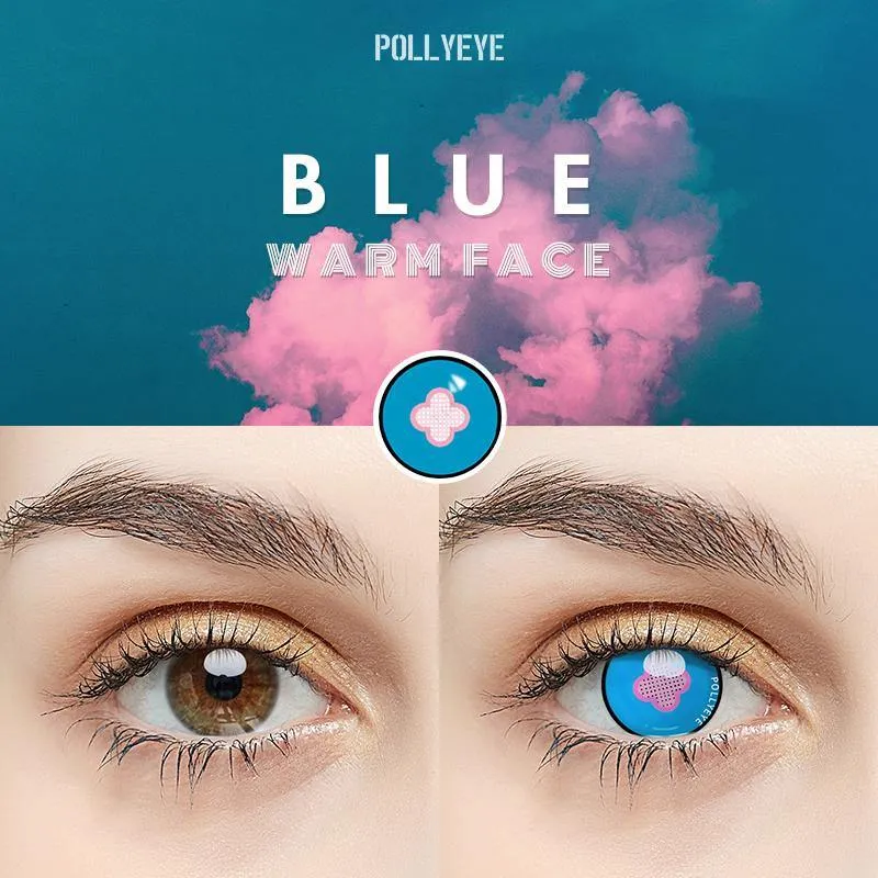 Pollyeye Warm Face Colored Contact Lenses