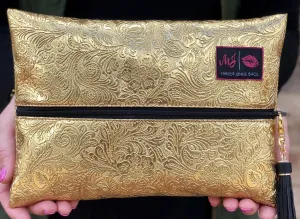 "Fool's Gold" Makeup Junkie Bag