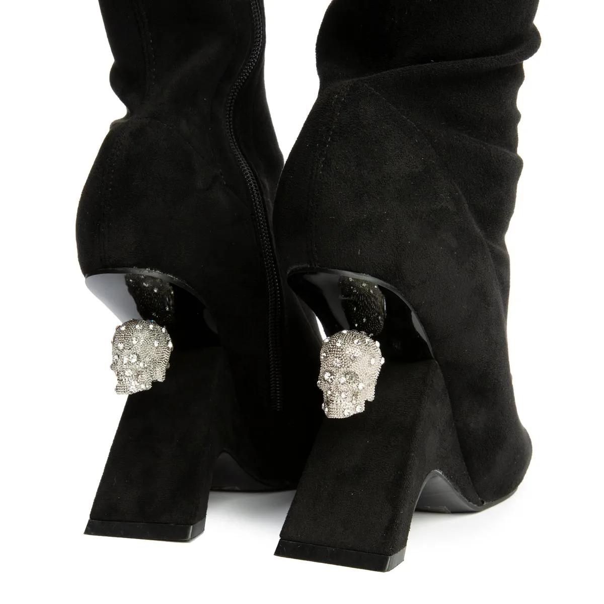 Raffi-2 Bedazzled Skull Bootie