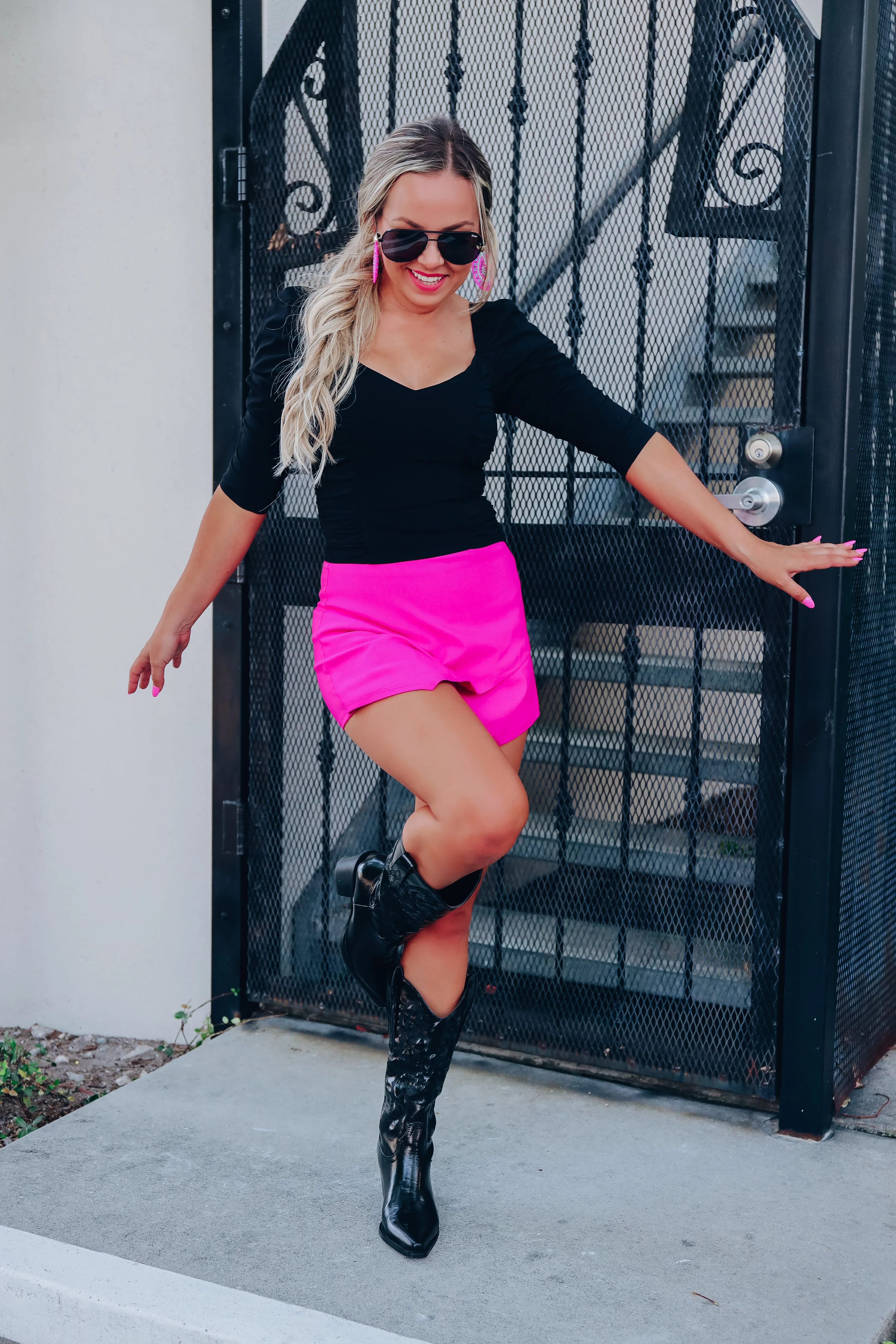 Ramsey Ruched Crop Top