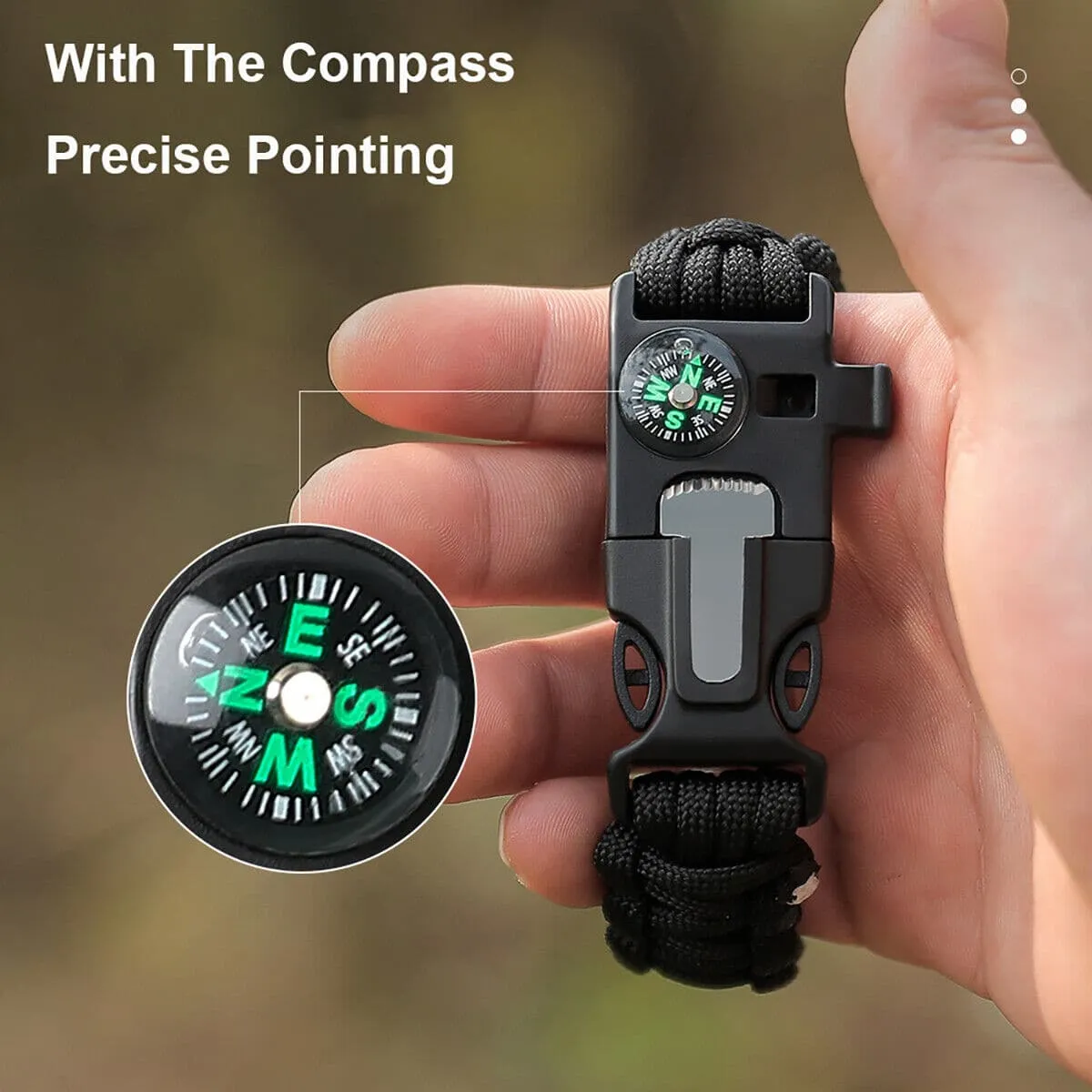 RECON GS2S Para Cord Ultimate Survival Bracelet