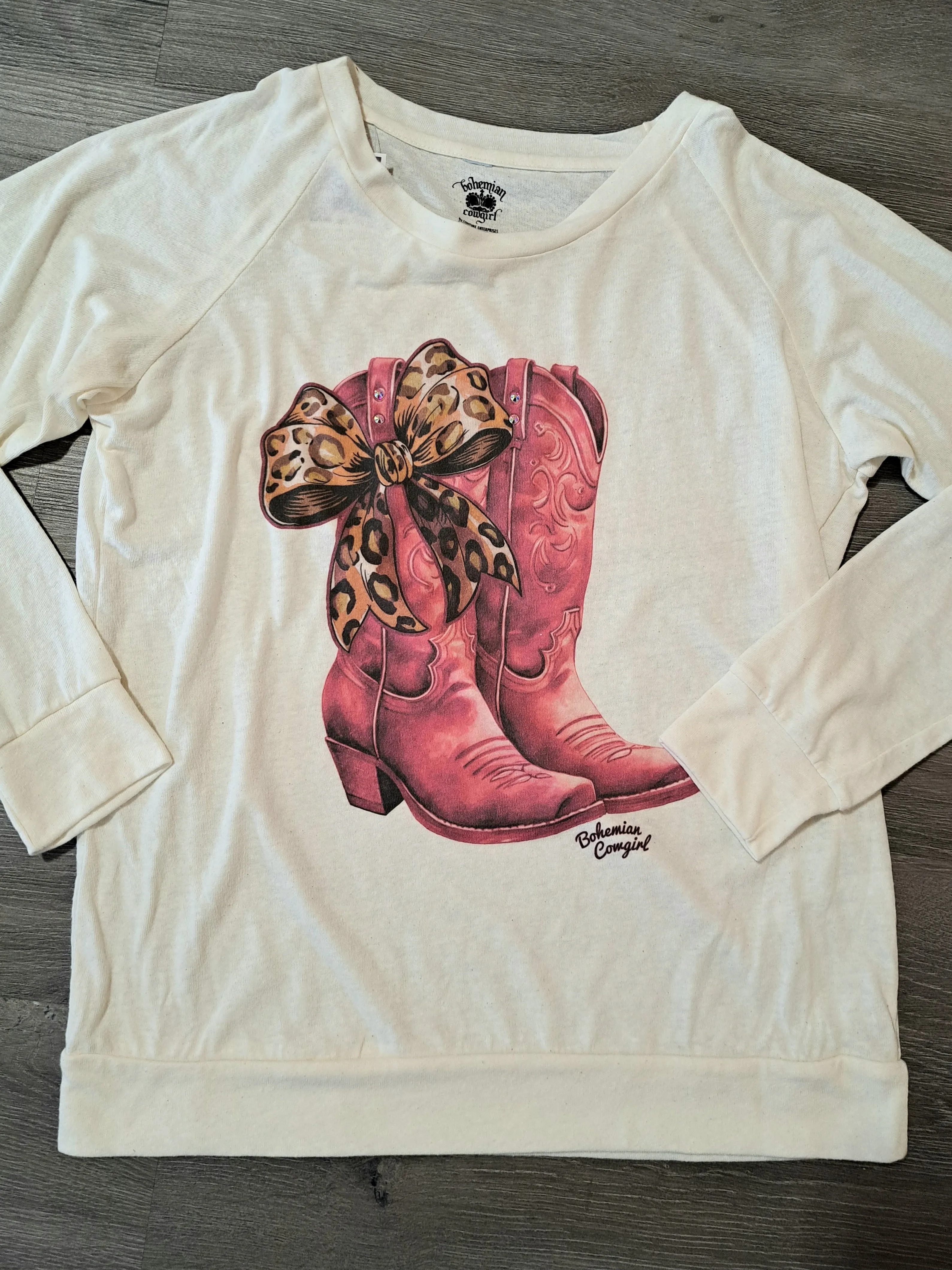 Red Boots Soft Raglan Long Sleeve - WS