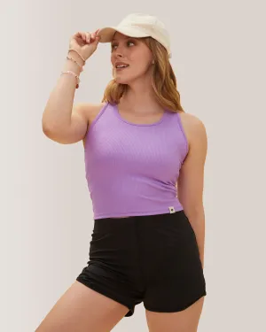 Rib Zen Tank Top - Mulberry