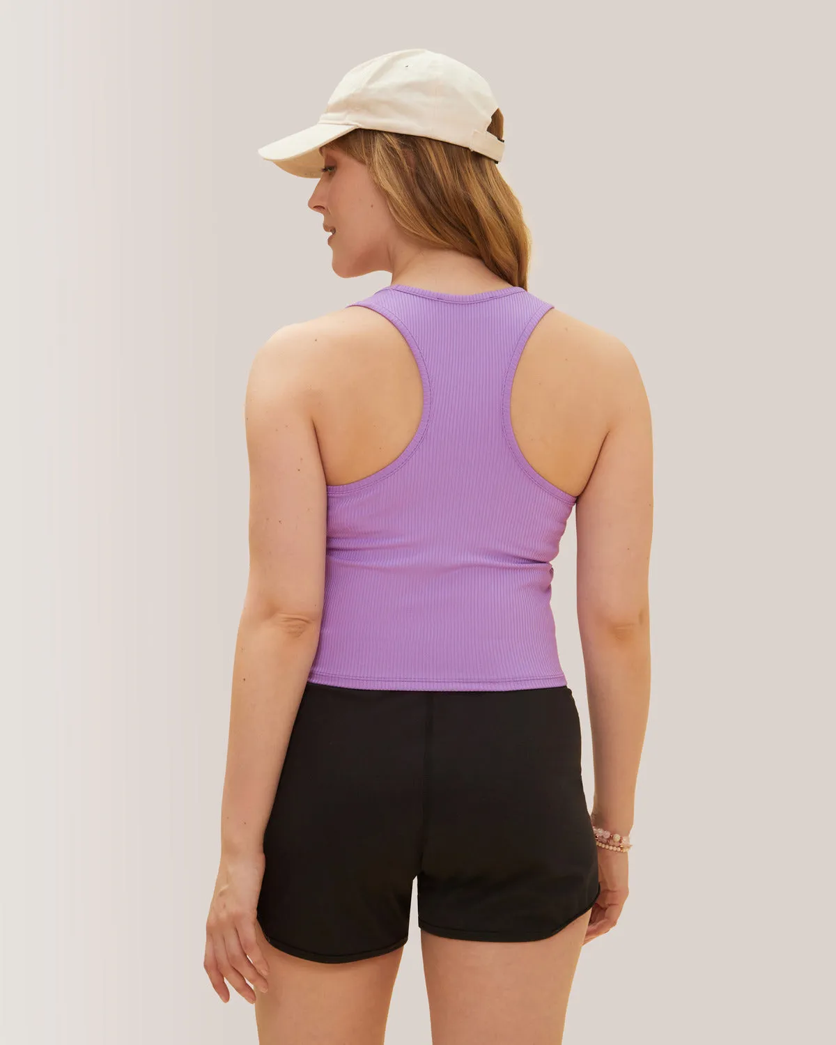 Rib Zen Tank Top - Mulberry